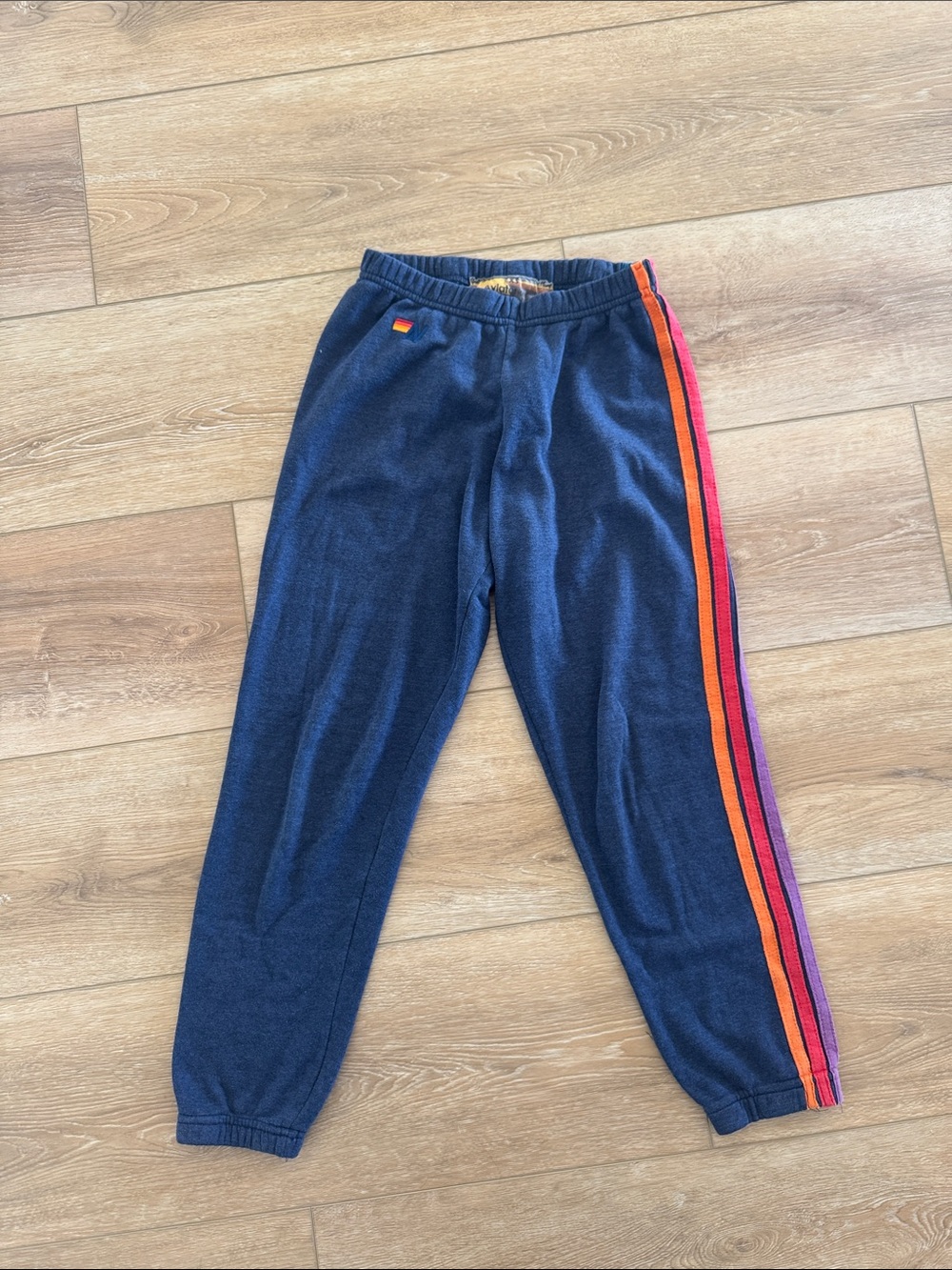 Aviator Nation 5 STRIPE SWEATPANTS - NAVY - Picture 4 of 11